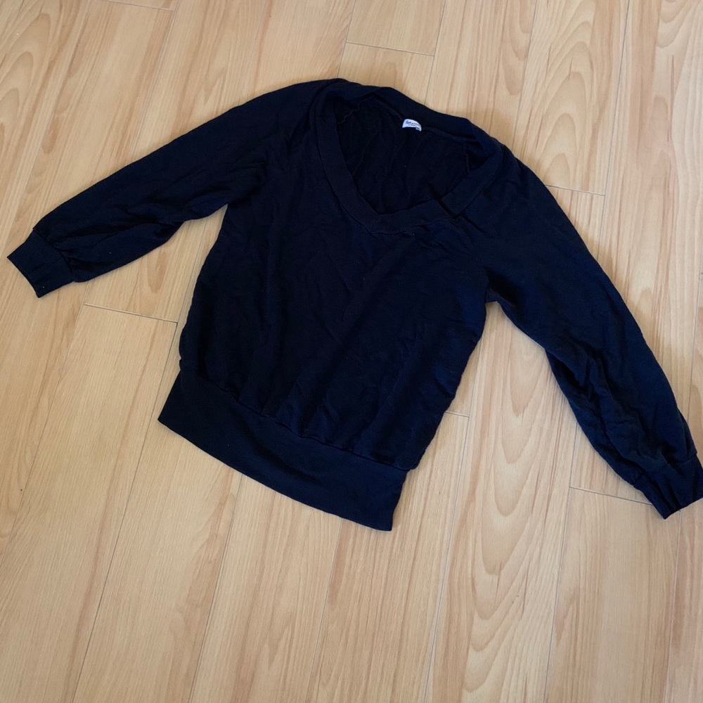 Splendid Black V Neck Sweater🖤